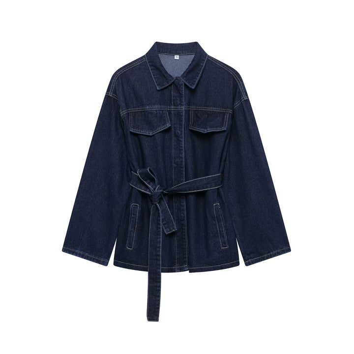 Women high-waisted, wide-leg jeans with straight leg and five-pocket details Mune Fashion