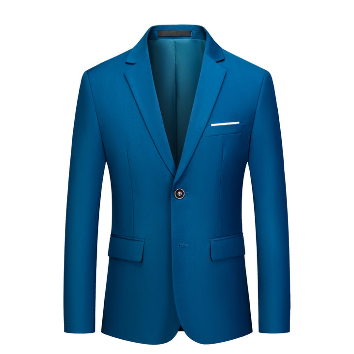 Men's slim-fit blazer with narrow silhouette, stretch content, and flap pockets Mune Fashion