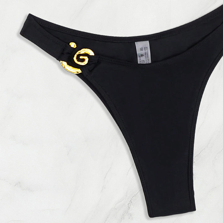 Ladies Bikini with elegant gold details Mune Fashion