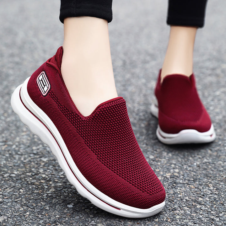 Unisex nan ultra-lightweight knit slippers with adaptive memory insole and flexible wave sole Mune Fashion