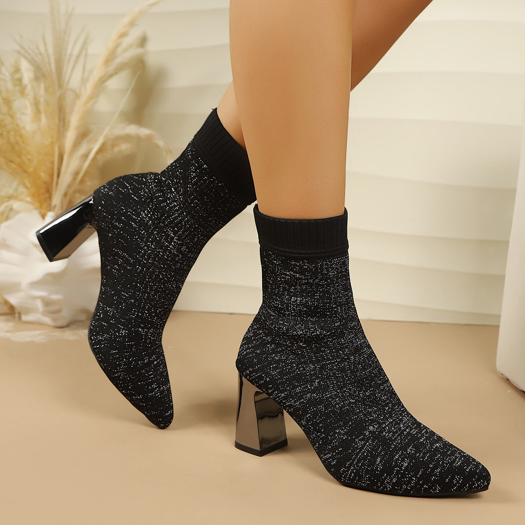 Ladies Elegant Ankle Boots Mune Fashion