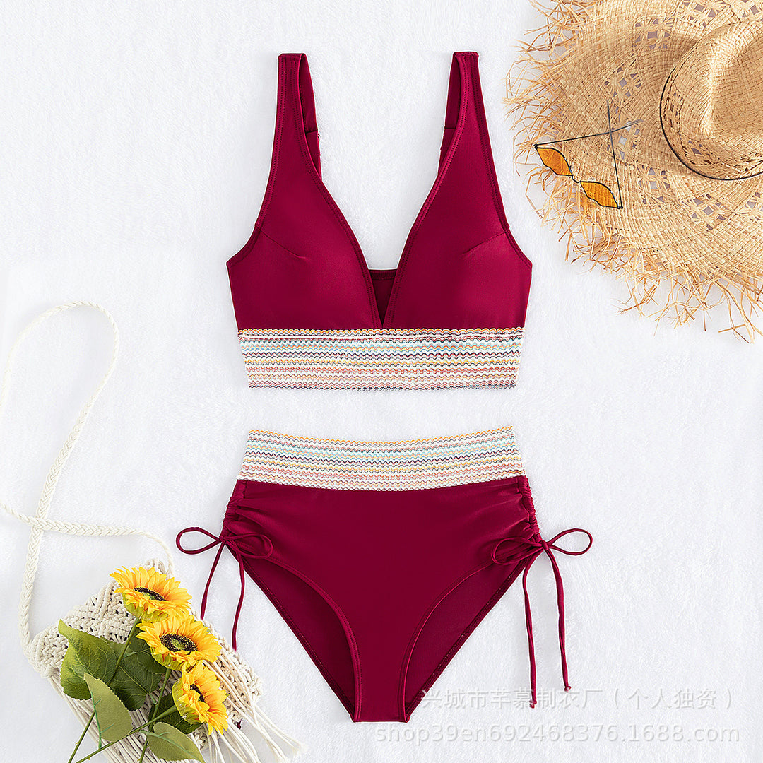 Women's High-Cut Sport Bikini Mune Fashion
