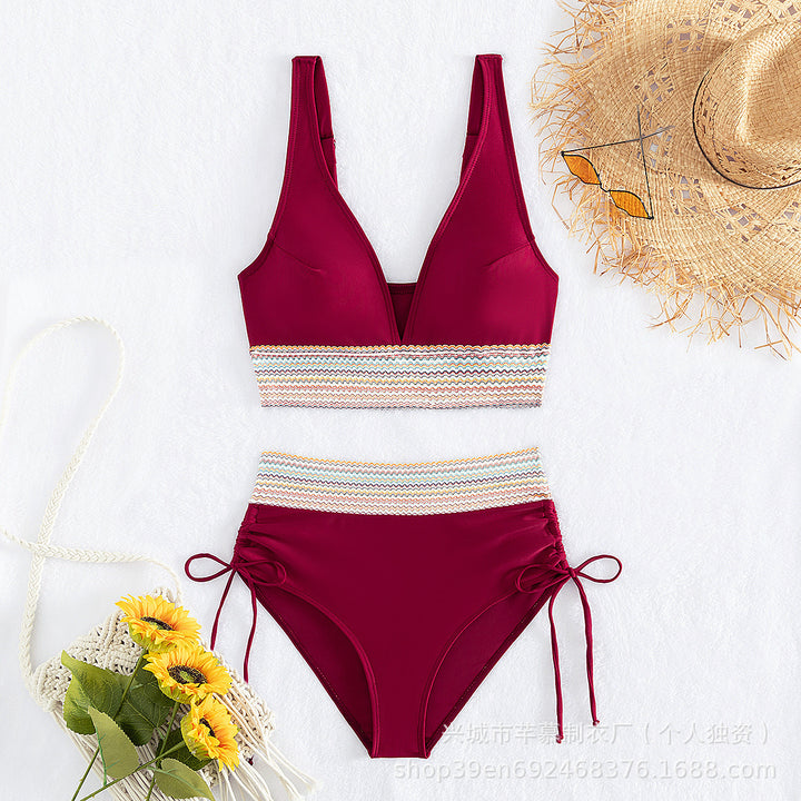 Women's High-Cut Sport Bikini Mune Fashion