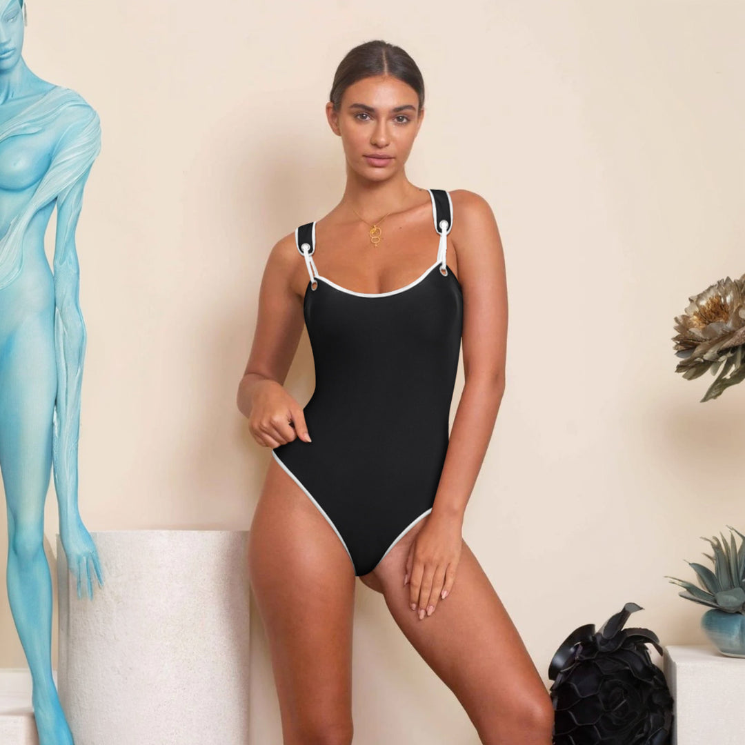 Ladies High-Quality One-Piece Swimsuit with Sporty Design Mune Fashion