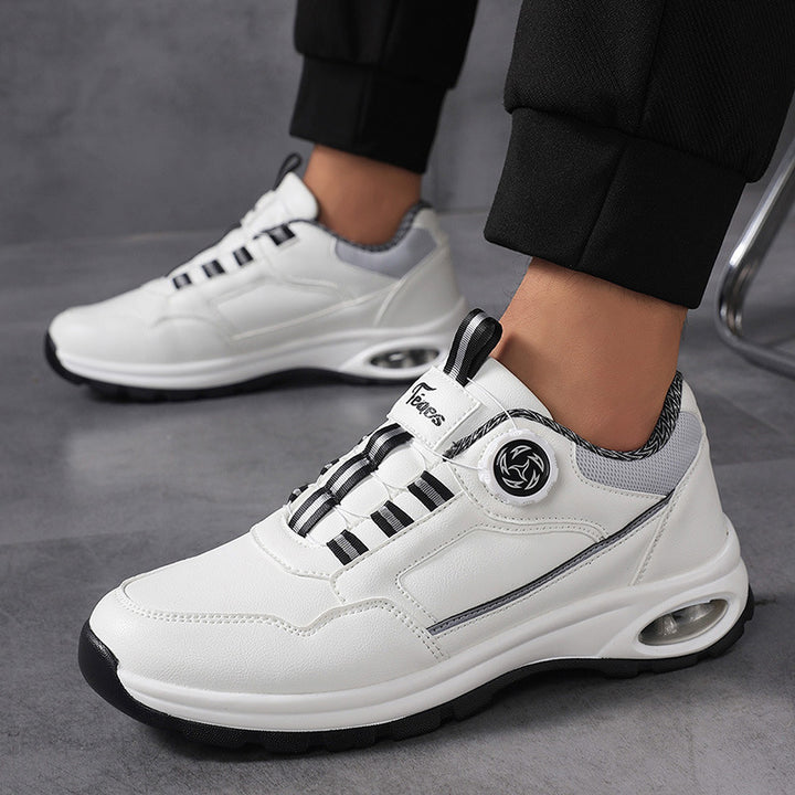 Men's sporty casual sneakers with air capsule heel cushioning, infinite click closure, and viscoelastic insole Mune Fashion