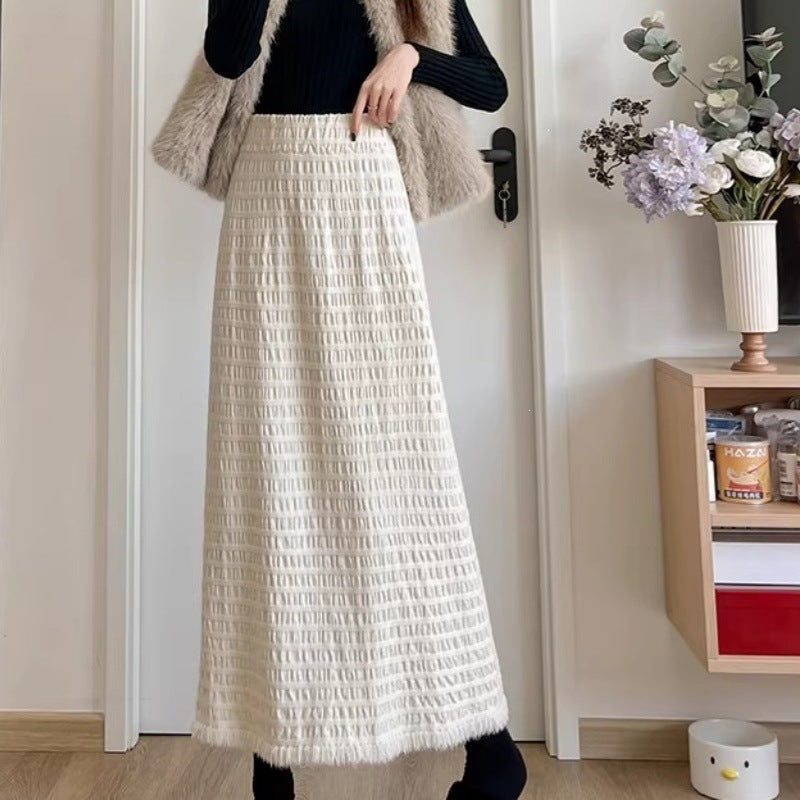 Women's Flowing Skirt with Fringes Mune Fashion