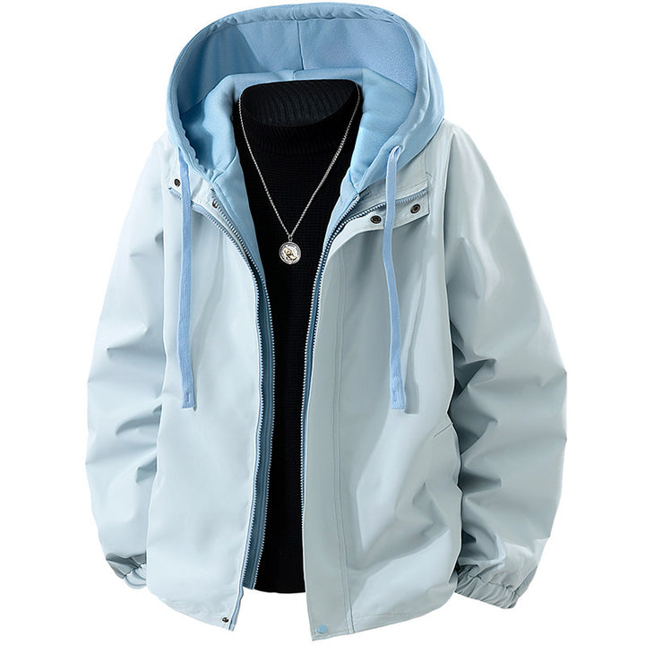 Men's technical hooded softshell jacket with adjustable hood and utility pockets Mune Fashion
