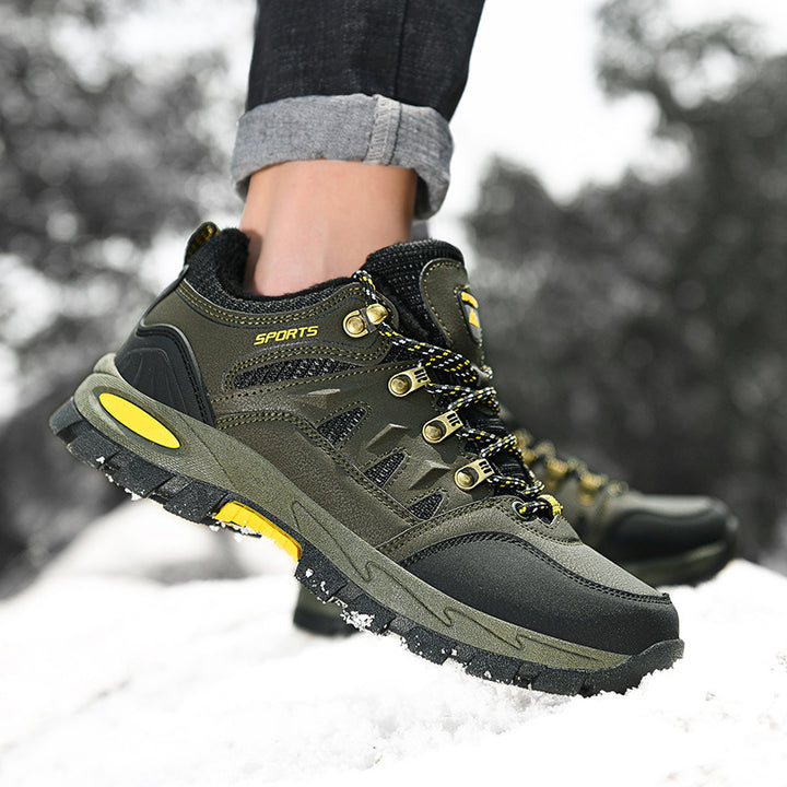 Women's Insulated Winter Trekking Half Shoes with Waterproof Surface and Grippy Multi-Zone Sole Mune Fashion