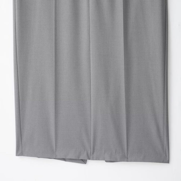Ladies Elegant Maxi Skirt with Pleat and Belt Loops Mune Fashion