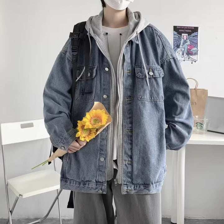 Men's Casual Overshirt Jacket with Hood Mune Fashion