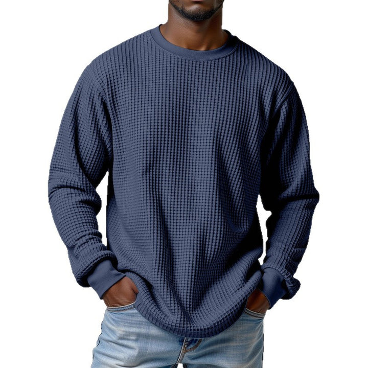 Men's Urban Pullover with Waffle Structure Mune Fashion