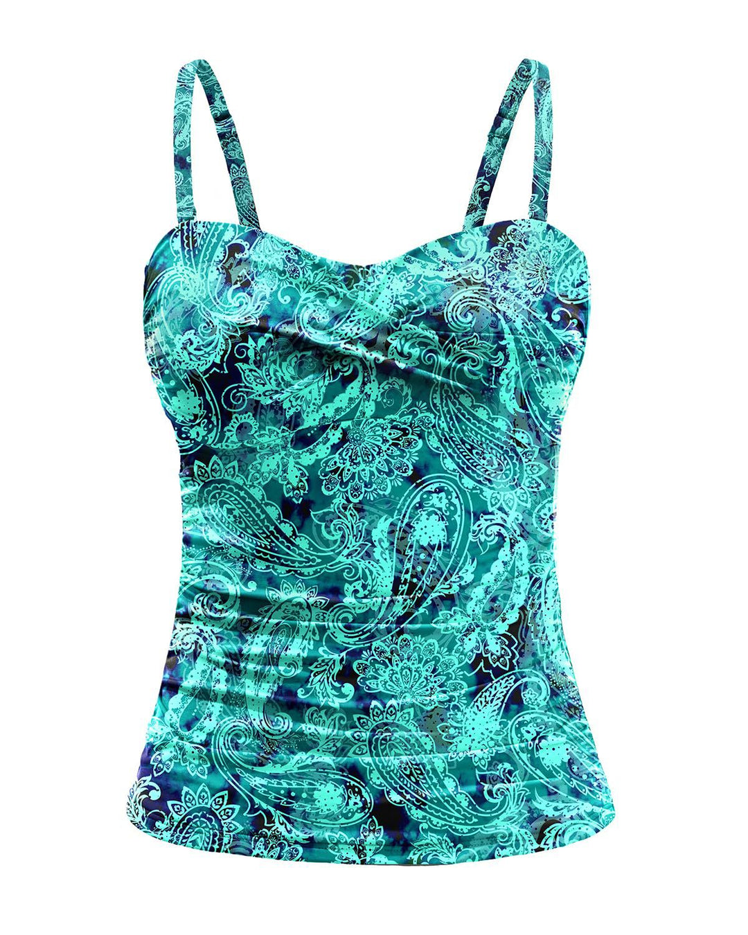 Ladies Tankini with sophisticated wrap design Mune Fashion