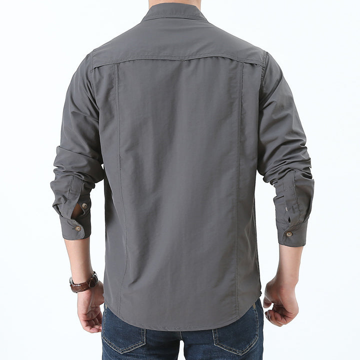 Men's High-Quality Trekking Shirt with Utility Pockets Mune Fashion