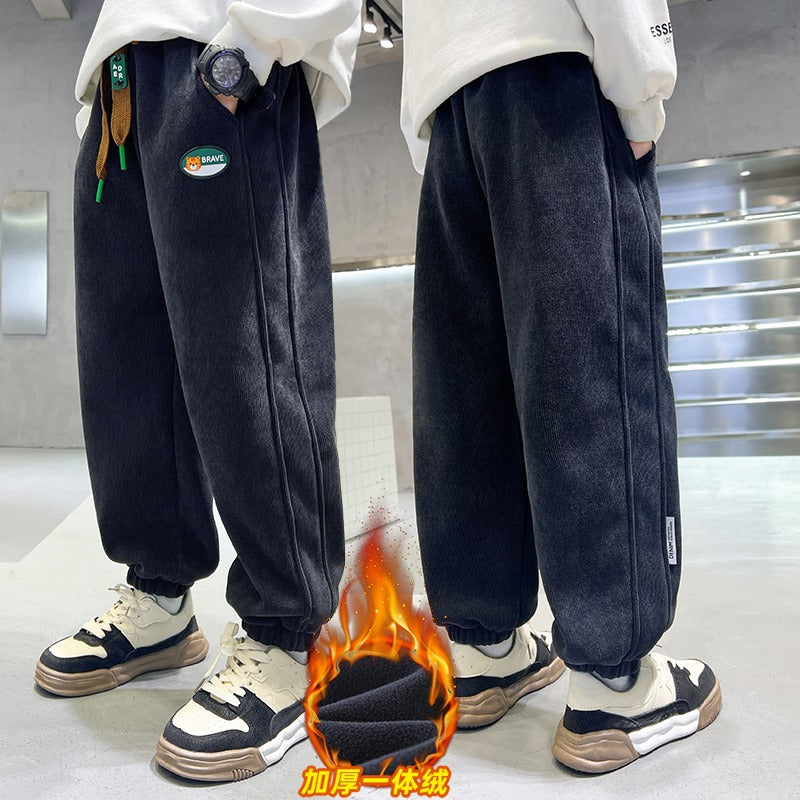 Men's casual sports pants with practical drawstring and side pockets Mune Fashion