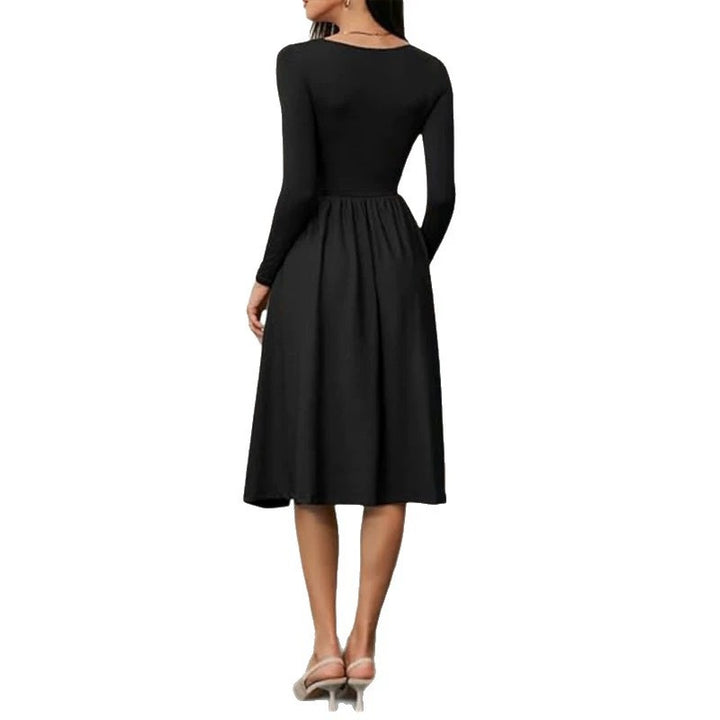Women's Elegant Long Sleeve Summer Dress Mune Fashion