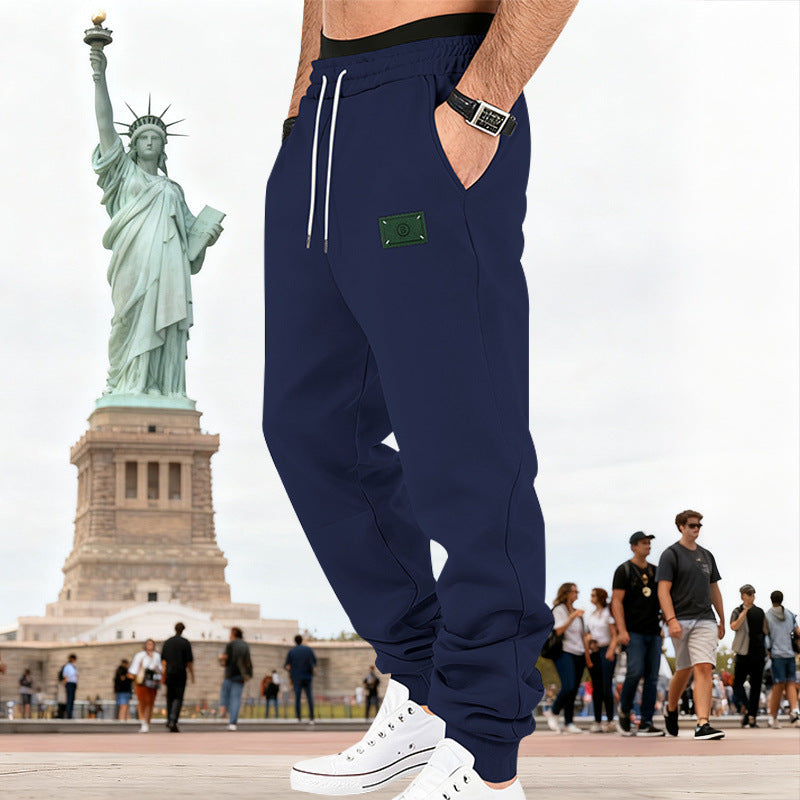 Men's Slim-Fit Sweat Jogger with elastic waistband, drawstring, and ribbed cuffs