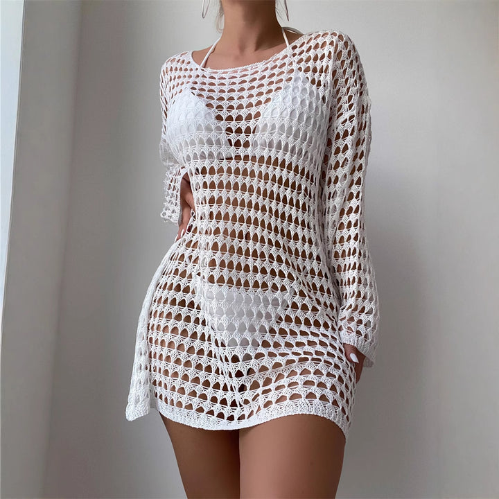 Ladies Crochet Beach Dress Mune Fashion 1779788163