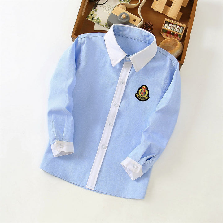 Women's elegant shirt with contrasting cuffs Mune Fashion