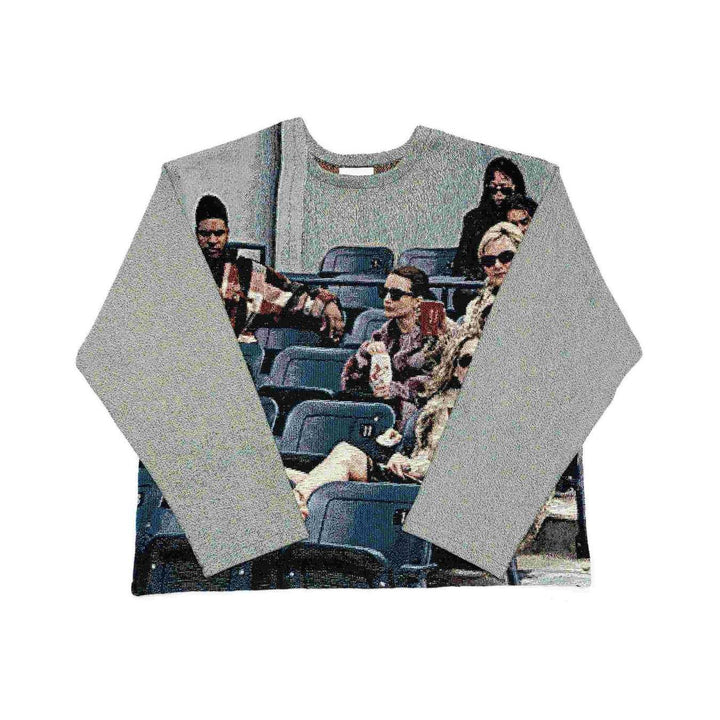 Women's stylish sweatshirt with unique artwork