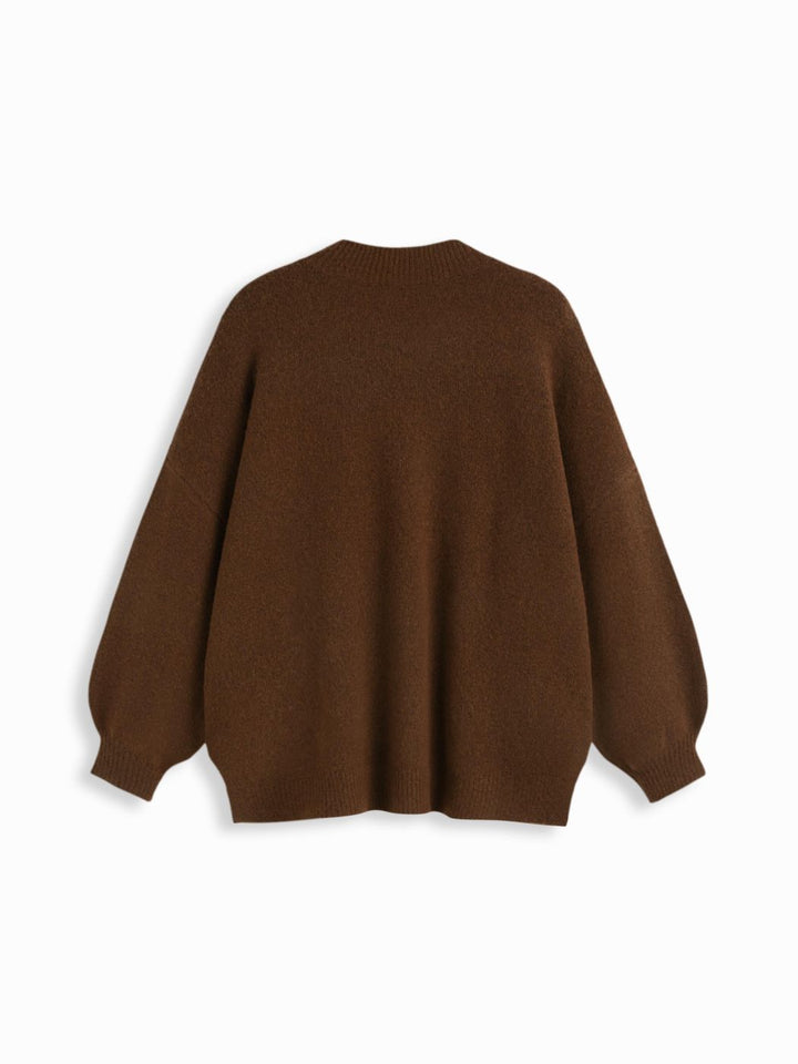 Women Comfortable Oversized Sweater Mune Fashion
