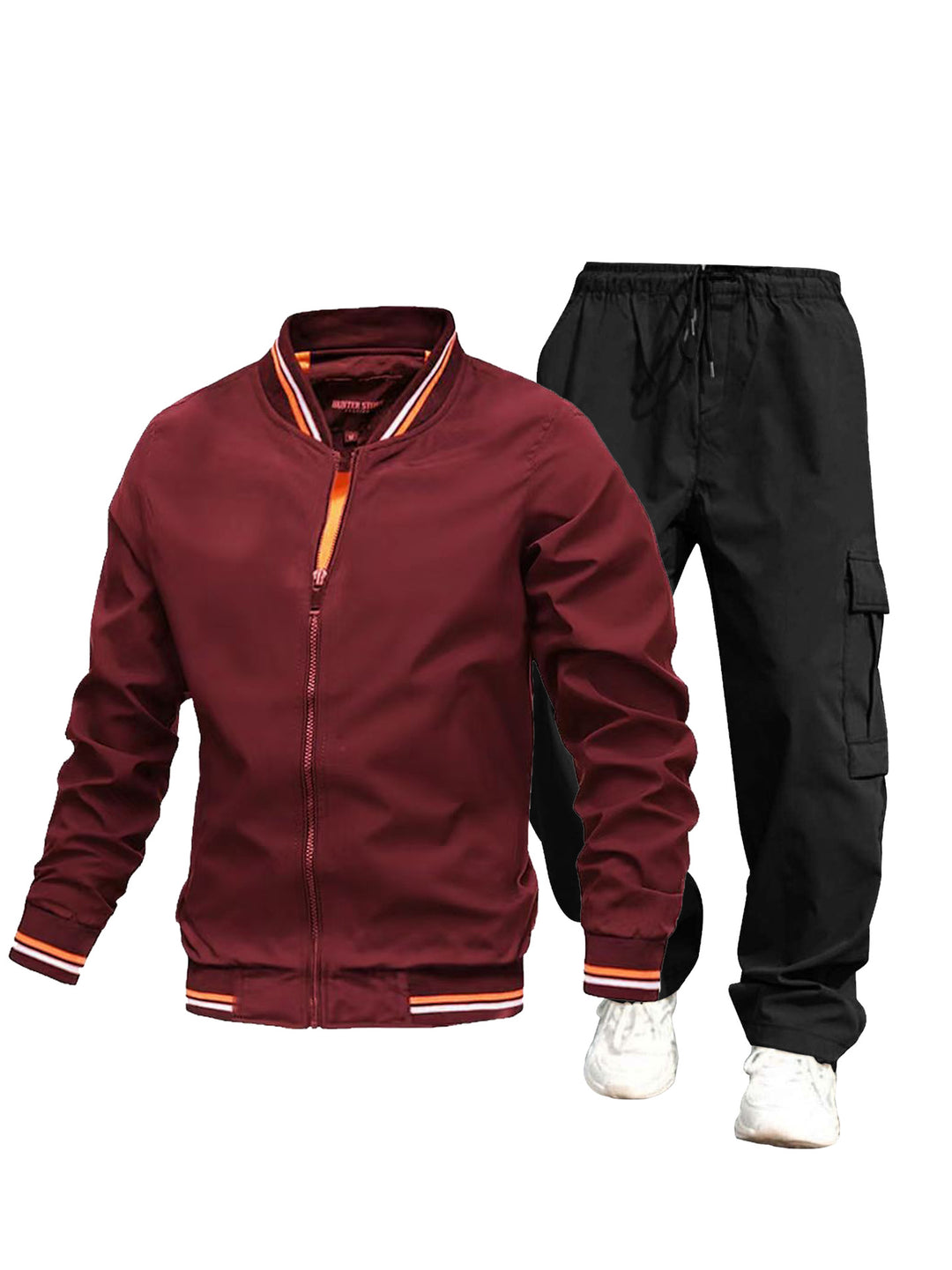 Men's sporty jacket and cargo pants set Mune Fashion