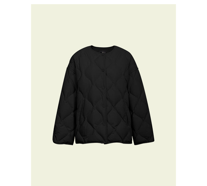 Women Fashionable Long Down Jacket Mune Fashion
