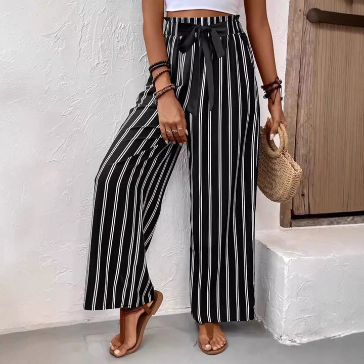 Women Stylish High Waist Palazzo Pants Mune Fashion
