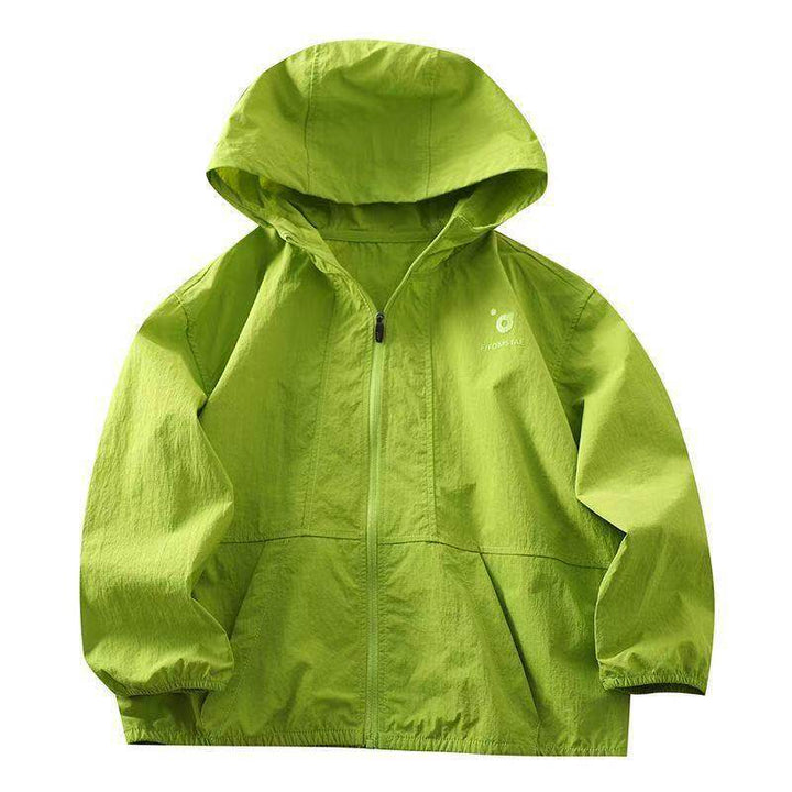 Women's lightweight hooded windbreaker with zipper and concealed pockets Mune Fashion