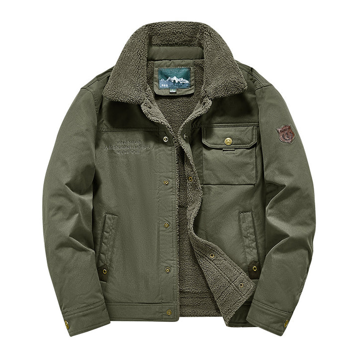 Men's casual transitional jacket with teddy lining Mune Fashion
