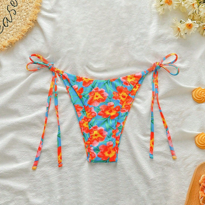 Women's High-Cut Bikini with Side Ties Mune Fashion