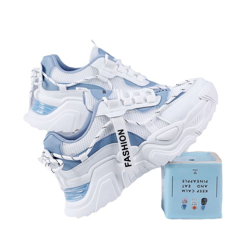 Women's Sporty Sneakers with Breathable Mesh Upper and Highly Cushioning Sole Mune Fashion