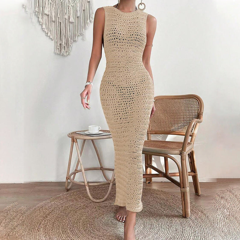 Ladies long crochet dress Mune Fashion