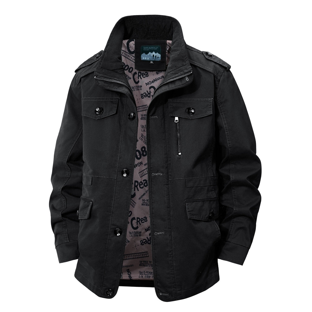 Men's leisure jacket with numerous pockets Mune Fashion