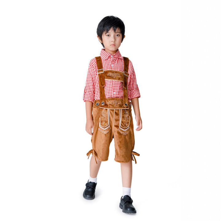 Boys' traditional shorts with elegant embroidery Mune Fashion