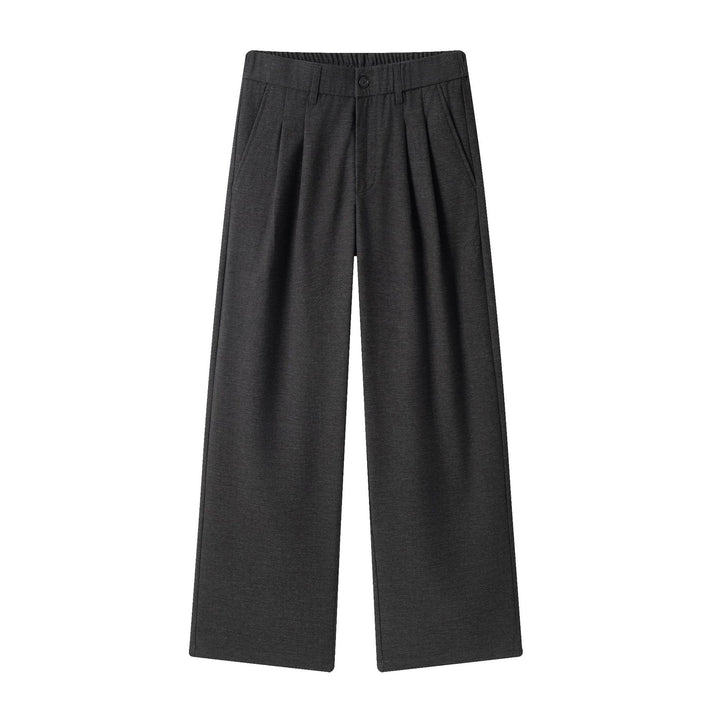 Men's wide pleated trousers made of wool blend with wide leg Mune Fashion