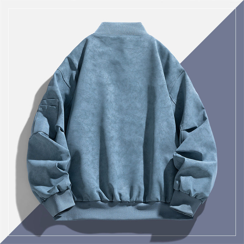 Men's Stylish Bomber Jacket with Practical Pockets Mune Fashion