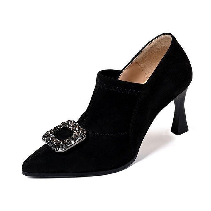 Women's Elegant High Heel Pumps with Glitter Detail Mune Fashion