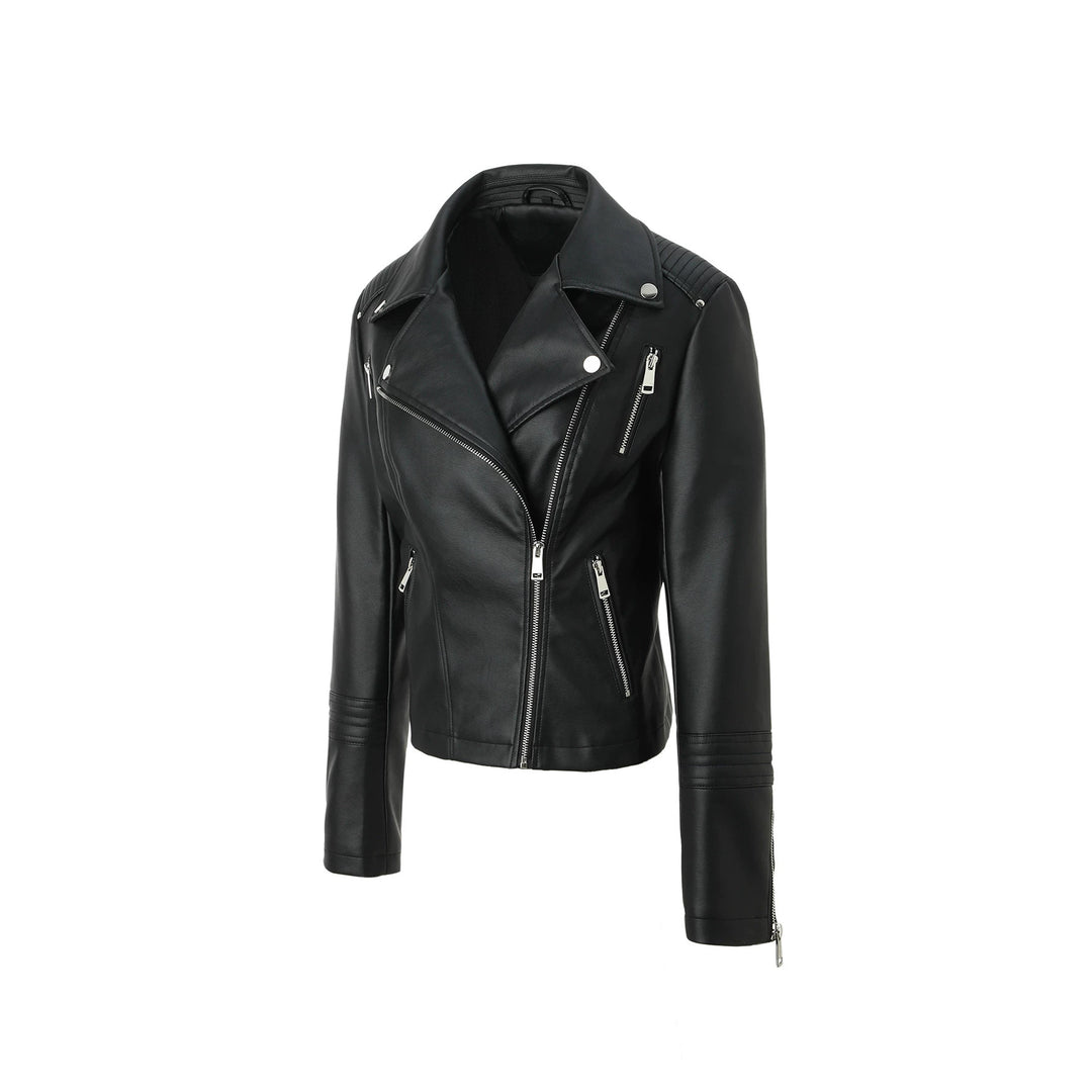 Women's Biker Jacket Mune Fashion