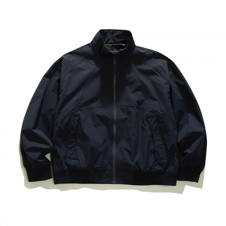 Men's Lightweight Boxy Training Jacket with Stand-Up Collar, Raglan Sleeves and Ribbed Hem Mune Fashion