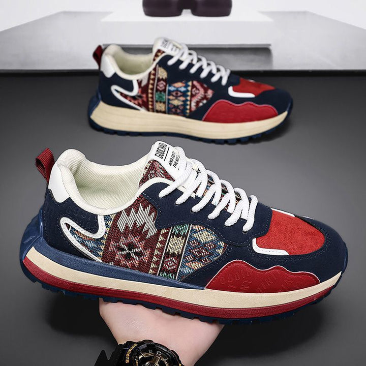 Women's sporty sneakers with unique textile design and cushioned sole Mune Fashion