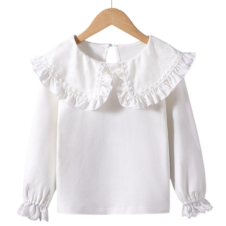 Women's blouse with large ruffled collar Mune Fashion