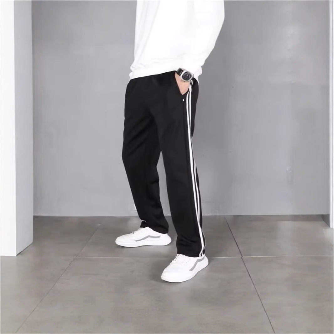 Men's Sporty Training Pants with Side Stripes Mune Fashion