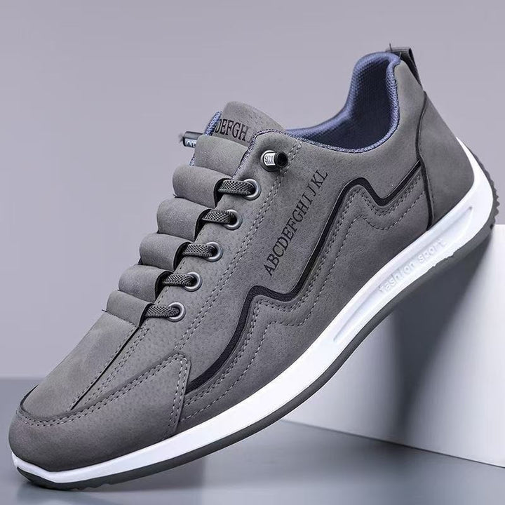 Men's sporty sneakers with innovative lacing system Mune Fashion