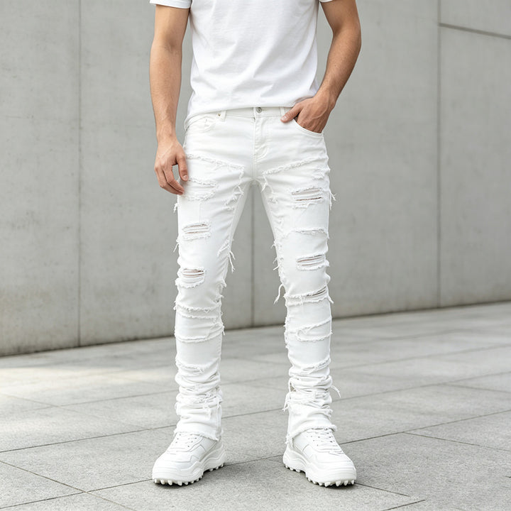 Men's Ripped Skinny Jeans Mune Fashion