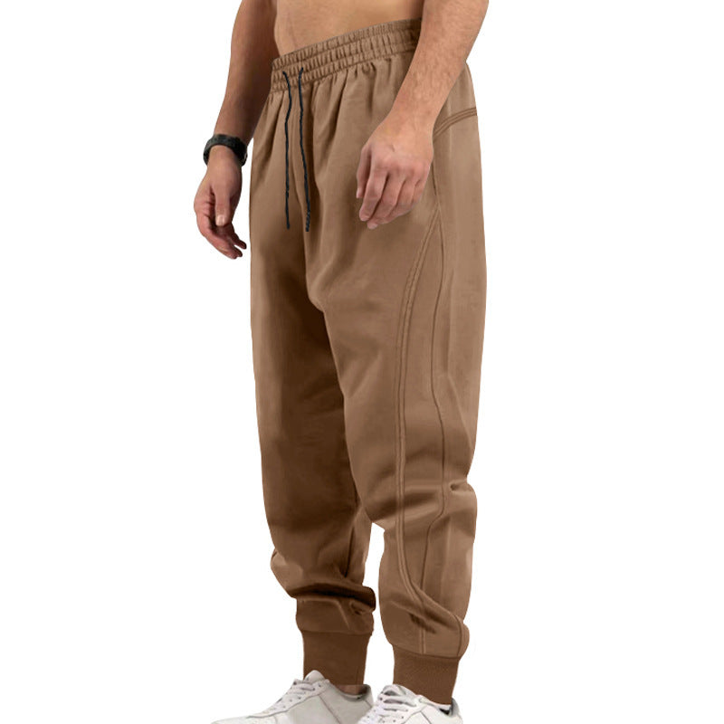 Men's versatile sweat jogging pants with ergonomic knee inserts, elastic comfort waistband, and concealed zip pockets Mune Fashion