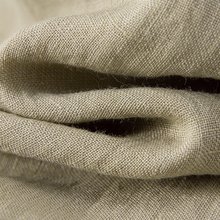 Women's Wide Linen Look Palazzo Pants with Elastic Waistband and Flowing Silhouette Mune Fashion