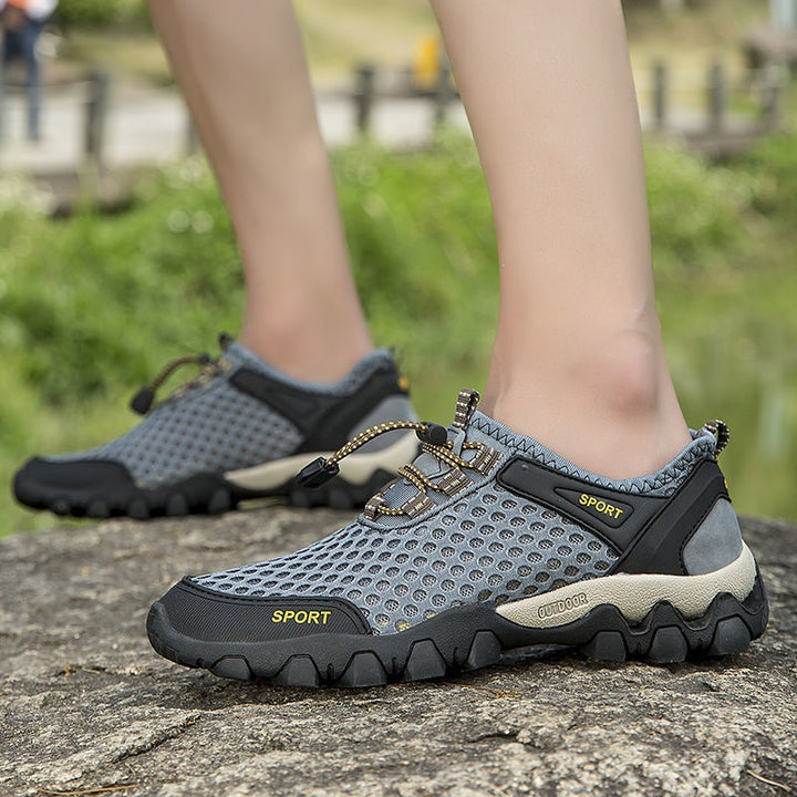 Men's Breathable Outdoor Sneakers with Non-Slip Sole Mune Fashion