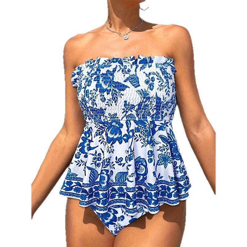 Women's swimsuit with voluminous ruffle cut Mune Fashion