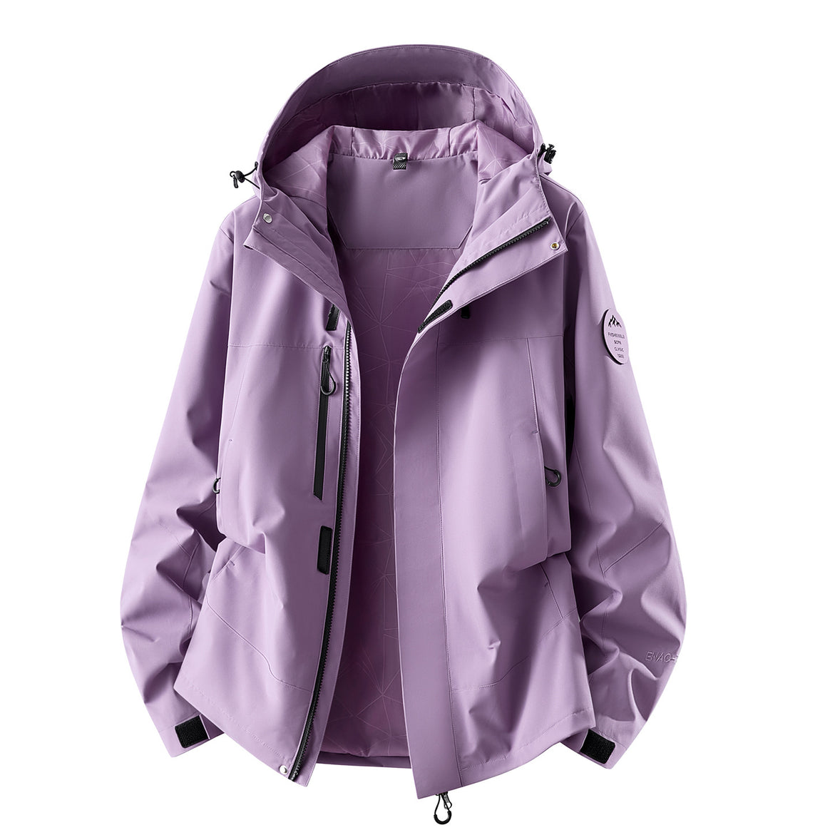 Men's waterproof outdoor jacket with removable fleece inner jacket Mune Fashion