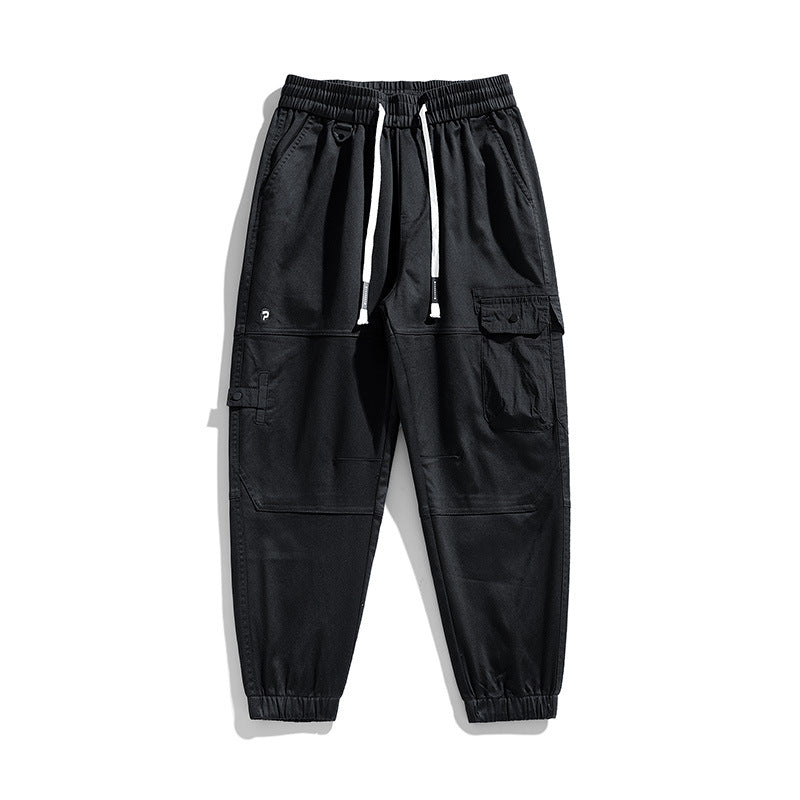 Men's Tactical Cargo Joggers with Elastic Comfort Waistband, Multi-Pocket Design and Knee Panels Mune Fashion